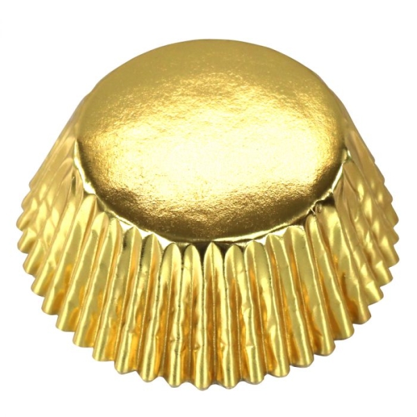 Cupcake Baking Cases - Gold